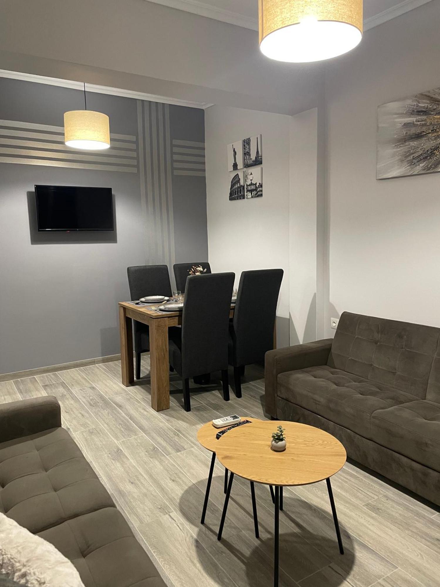 Dt Luxury Apartment Néa Péramos 外观 照片